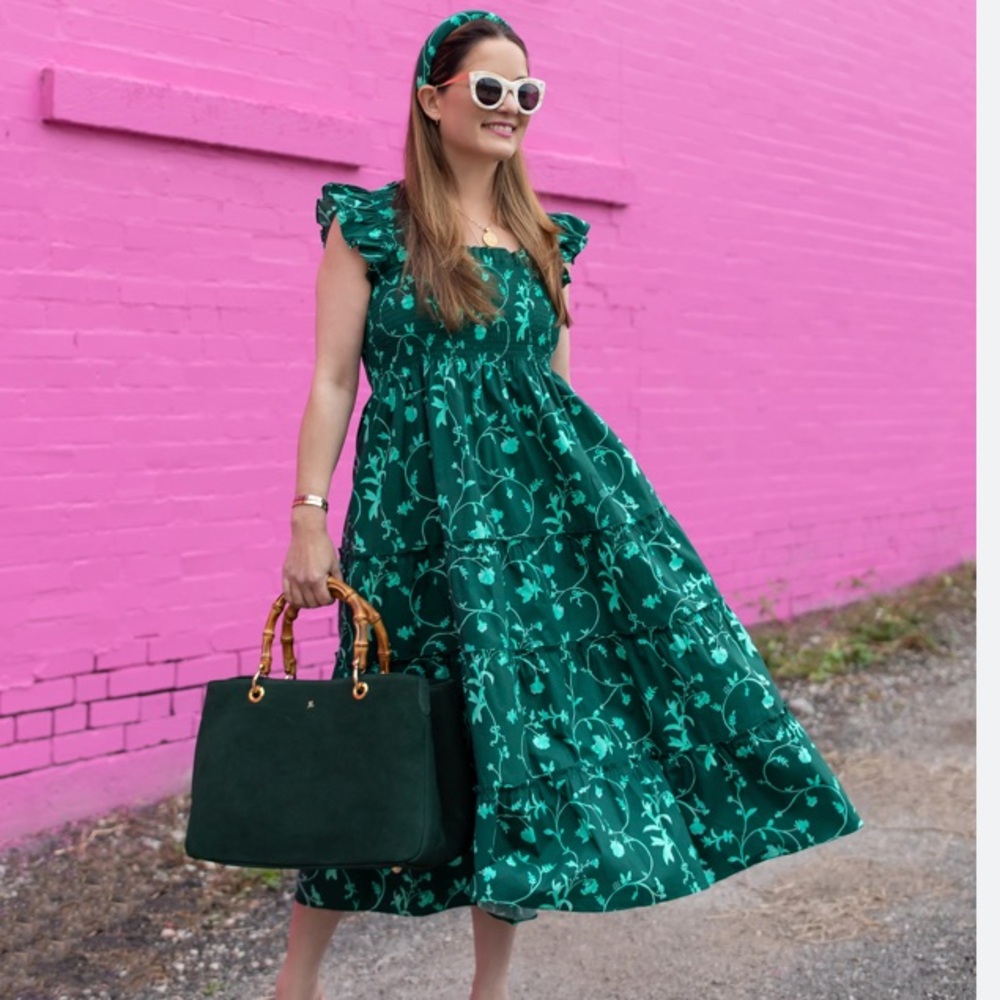 Hill House Ellie Nap Dress in Emerald